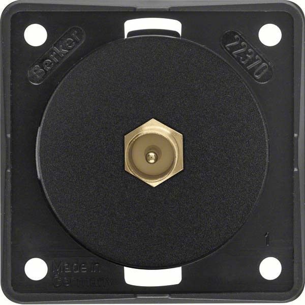 Antennen Verbinderdose 945812503 schwarz matt Antennen Verbinderdose 945812503 schwarz matt
