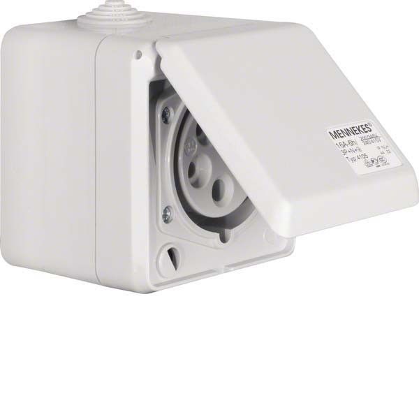 AP-CEE-Steckdose 558001 lichtgrau AP-CEE-Steckdose 558001 lichtgrau