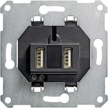 USB Spannungsvers. 2-fach 235900 Typ A / Typ A schwarz