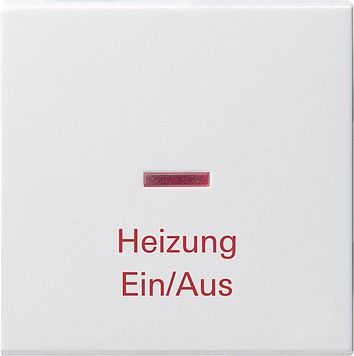 Wippe 067803 Heiz-Not-Sch. reinweiß glänzend - alte Generation