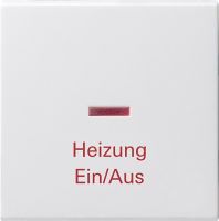 Wippe 067803 Heiz-Not-Sch. reinweiß glänzend - alte Generation