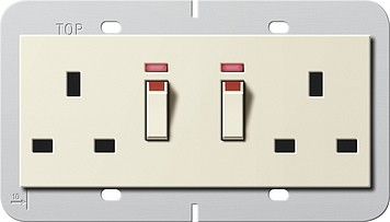 Doppelsteckdose 13A 278401
