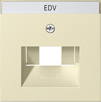 System 55 Abdeckung 028401 f. Netzwerk-Anschlussdose m. Beschriftungsfeld cremeweiß glänzend System 55 Abdeckung 028401 f. Netzwerk-Anschlussdose m. Beschriftungsfeld cremeweiß glänzend