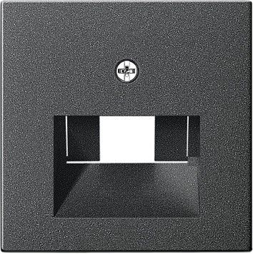 System 55 Abdeckung 027028 f. Netzwerk-Anschlussdose anthrazit System 55 Abdeckung 027028 f. Netzwerk-Anschlussdose anthrazit