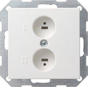 System 55 Lautsprecher-Steckdose 040227 reinweiß seidenmatt System 55 Lautsprecher-Steckdose 040227 reinweiß seidenmatt