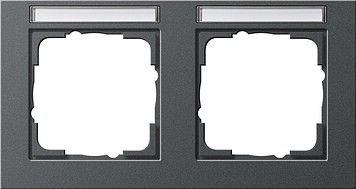 System 55 E2 2-fach Rahmen anthrazit 109223 System 55 E2 2-fach Rahmen anthrazit 109223