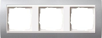 System 55 Event 3-fach Rahmen aluminium 0213326 System 55 Event 3-fach Rahmen aluminium 0213326