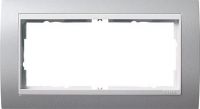 System 55 Event 2-fach Rahmen aluminium o.M.1002326