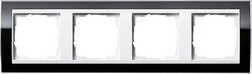 System 55 Event Klar 4-fach Rahmen schwarz 0214733 System 55 Event Klar 4-fach Rahmen schwarz 0214733