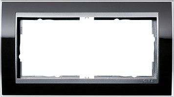 System 55 Event Klar 2-fach Rahmen schwarz o.M.1002736 System 55 Event Klar 2-fach Rahmen schwarz o.M.1002736