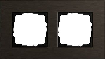 System 55 Esprit 2-fach Rahmen braun 0212127