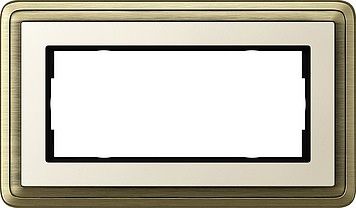 System 55 ClassiX 2-fach Rahmen bronze o.M.1002623 System 55 ClassiX 2-fach Rahmen bronze o.M.1002623
