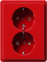 Schuko-Doppelst.dose rt 078343