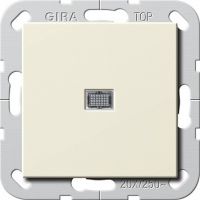 Wippschalt. 283401 Aus 2p Kontrol cremeweiß glänzend - alte Generation