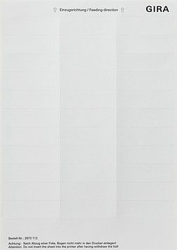 Beschriftungsbogen f. System Fläche 21,8x6,0mm 2873112 Beschriftungsbogen f. System Fläche 21,8x6,0mm 2873112
