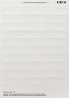 Beschriftungsbogen  f. System Fläche 23,7x6,0mm 2875112