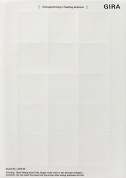 Beschriftungsbogen 52,0x52,0mm 287000 Beschriftungsbogen 52,0x52,0mm 287000