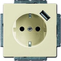 Schuko/USB-Steckdose 20 EUCBUSB-82