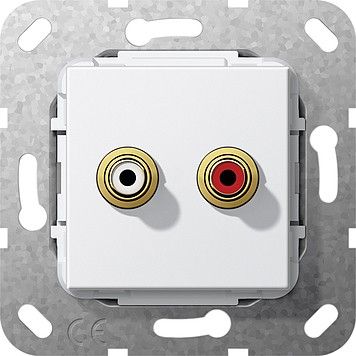 Cinch Audio Kabelpeitsche 563303 reinweiß glänzend