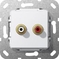 Cinch Audio Kabelpeitsche 563303 reinweiß glänzend
