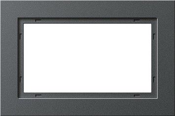 System 55 E2 1,5-fach Rahmen anthrazit 100123 System 55 E2 1,5-fach Rahmen anthrazit 100123
