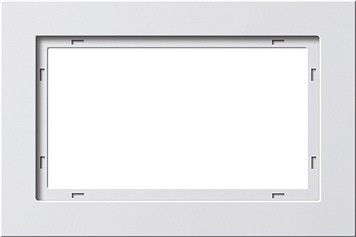System 55 E2 1,5-fach Rahmen reinweiß glänzend 100129 System 55 E2 1,5-fach Rahmen reinweiß glänzend 100129