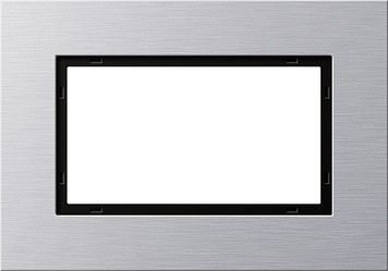 System 55 Esprit 1,5-fach Rahmen aluminium 100117 System 55 Esprit 1,5-fach Rahmen aluminium 100117