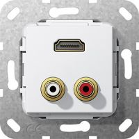 UP Tragring HDMI C Audio 567303 reinweiß glänzend 