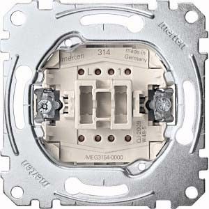 Taster Einsatz 1S 1-polig 10A mit sep. MK Taster Einsatz 1S 1-polig 10A mit sep. MK