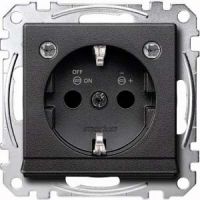 SCHUKO Steckdose anthrazit MEG2304-0414