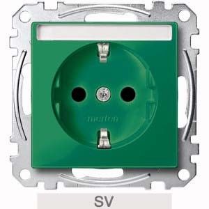 SCHUKO Steckdose grün SV MEG2302-0304 SCHUKO Steckdose grün SV MEG2302-0304