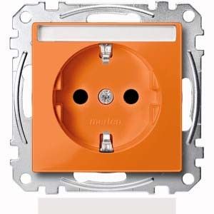 SCHUKO Steckdose orange ZSV MEG2302-0302 SCHUKO Steckdose orange ZSV MEG2302-0302