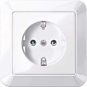 SCHUKO Steckdose aktivweiß glänzend MEG2301-1025 SCHUKO Steckdose aktivweiß glänzend MEG2301-1025