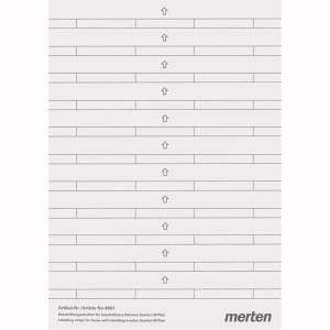 Beschriftungsstreifen für M-Plan Rahmen
