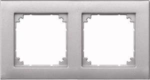 Rahmen M-PLAN 2-fach aluminium