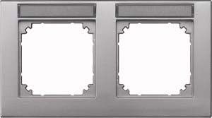 Rahmen M-PLAN 2-fach aluminium m. BF wg Rahmen M-PLAN 2-fach aluminium m. BF wg