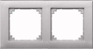 Rahmen M-PLAN 2-fach aluminium