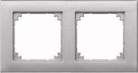 Rahmen M-PLAN 2-fach aluminium
