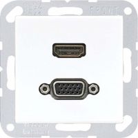 Multimediadose HDMI/VGA MA A 1173 WW alpinweiß