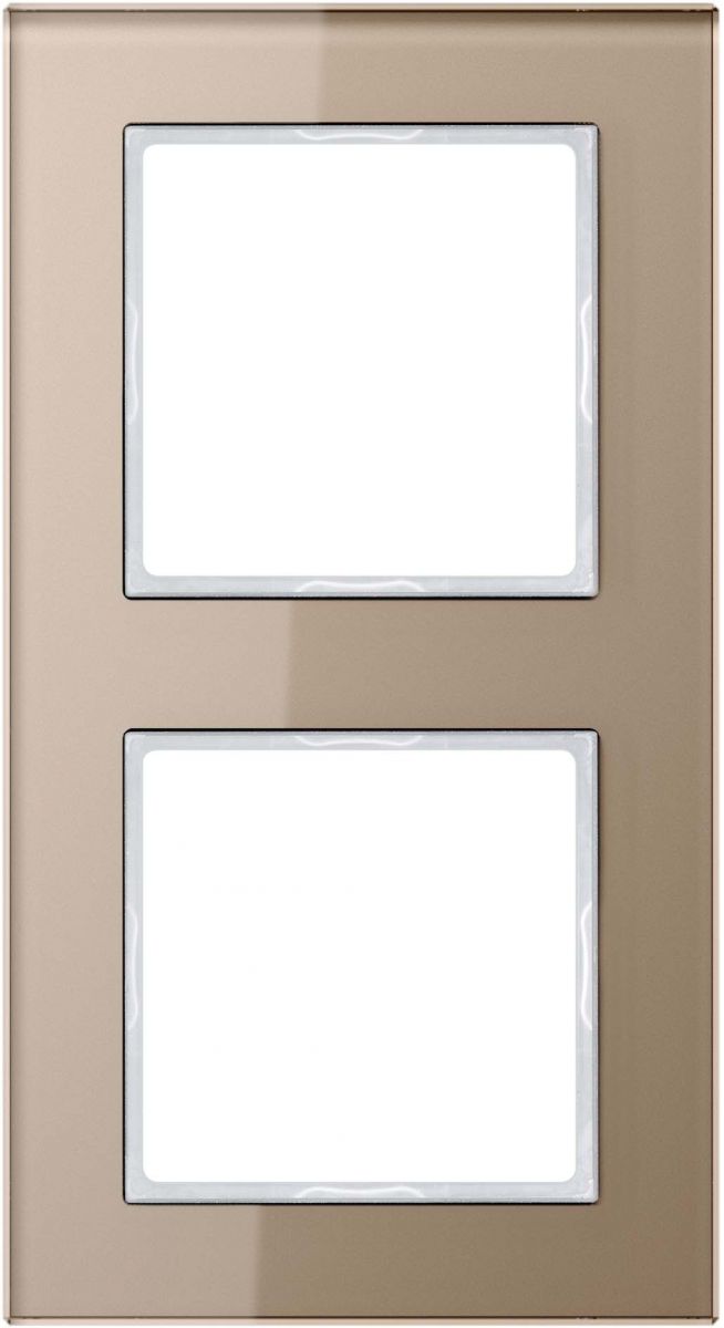 Glasrahmen 2-fach AC 582 GL CH champagner