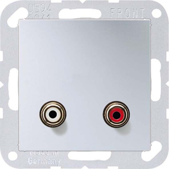 Multimediadose Cinch Audio MA A 1021 AL aluminium Multimediadose Cinch Audio MA A 1021 AL aluminium