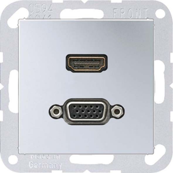 Multimediadose HDMI/VGA MA A 1173 AL aluminium