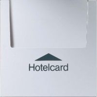 Hotelcard-Schalter AL 2990 CARD aluminium