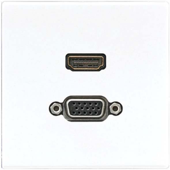 Multimediadose HDMI/VGA MA LS 1173 WW alpinweiß Multimediadose HDMI/VGA MA LS 1173 WW alpinweiß
