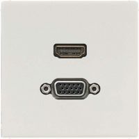 Multimediadose HDMI/VGA MA LS 1173 LG lichtgrau