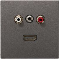 Multimediadose Cinch/Klinke/HDMI MA AL 1082 AN anthrazit