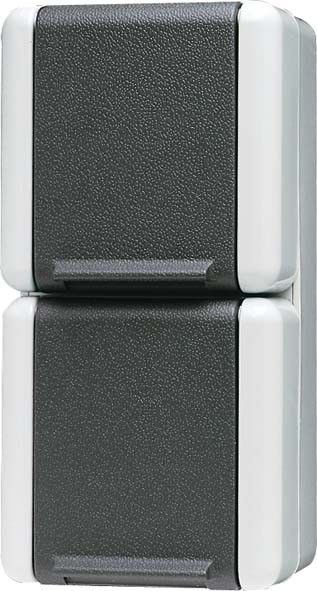 SCHUKO-Steckdose 2-fach 8220-1 W SCHUKO-Steckdose 2-fach 8220-1 W