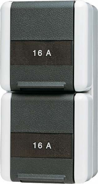SCHUKO-Steckdose 2-fach 8220 NAW SCHUKO-Steckdose 2-fach 8220 NAW
