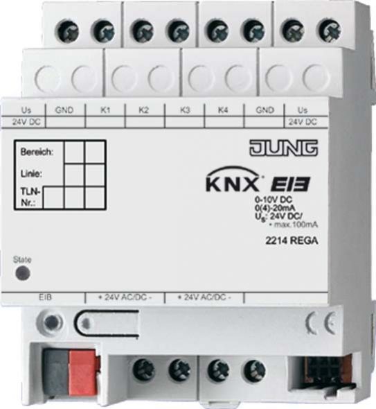 KNX Analogeingang 2214 REG A KNX Analogeingang 2214 REG A