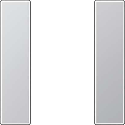 Tastensatz 1-fach A 501 TSA AL aluminium Tastensatz 1-fach A 501 TSA AL aluminium